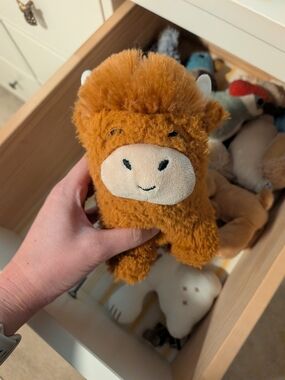Brown Highland Cow Stuffed Animal